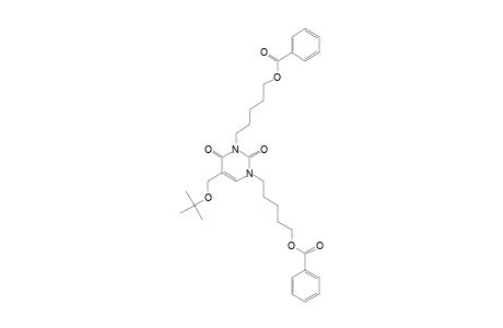 1,3-Bis(5-Benzoyloxypentyl)-5-(tert-butoxymethyl)uracil