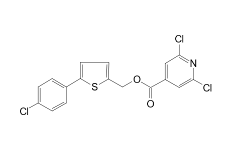 Pyridine-4-carboxylic acid, 2,6-dichloro-, [5-(4-chlorophenyl)-2-thienylmethyl] ester