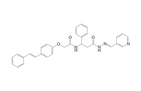 .alpha.-[(3'-Pyridyl)imino]aminocarbonyl}methyl- .alpha.-[4'-stilbenyloxymethyl)aminocarbonyl]toluene