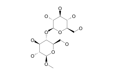 METHYL-BETA-MALTOSIDE;METHYL-O-BETA-D-GLUCOPYRANOSYL-(1->4)-BETA-D-GLUCOPYRANOSIDE