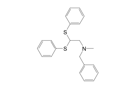 N-benzyl-N-methyl-2,2-bis(phenylsulfanyl)ethanamine
