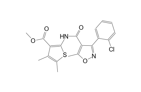 methyl 2-({[3-(2-chlorophenyl)-5-methyl-4-isoxazolyl]carbonyl}amino)-4,5-dimethyl-3-thiophenecarboxylate