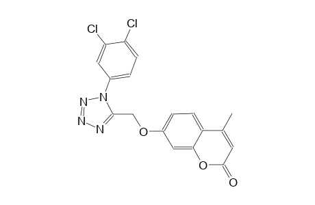 2H-1-benzopyran-2-one, 7-[[1-(3,4-dichlorophenyl)-1H-tetrazol-5-yl]methoxy]-4-methyl-