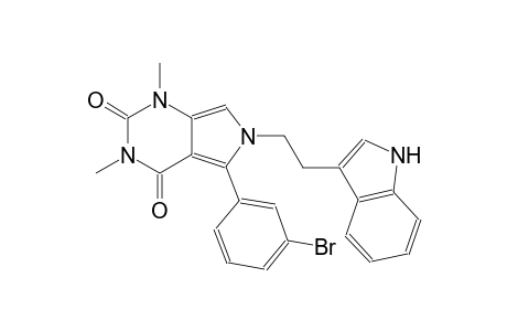 1H-pyrrolo[3,4-d]pyrimidine-2,4(3H,6H)-dione, 5-(3-bromophenyl)-6-[2-(1H-indol-3-yl)ethyl]-1,3-dimethyl-