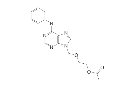 9-[(2-ACETOXYETHOXY)-METHYL]-6-PHENYLAMINOPURINE