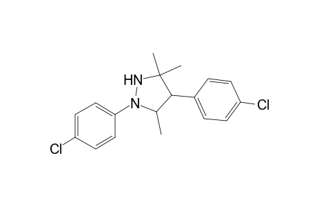1,4-bis(4-chlorophenyl)-3,3,5-trimethyl-pyrazolidine