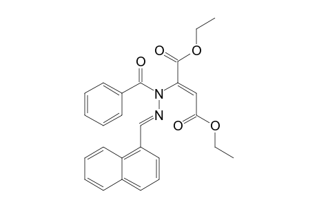 Diethyl 2-[(E)-1-Benzoyl-2-(naphthalen-1-ylmethylene)hydrazinyl]-fumarate