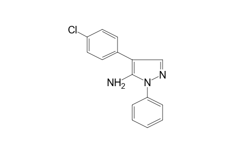 5-AMINO-4-(p-CHLOROPHENYL)-1-PHENYLPYRAZOLE