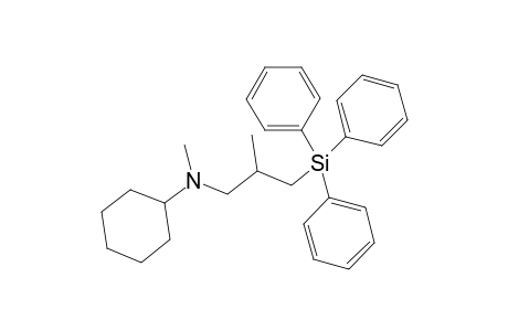 N-Methyl-N-(2-methyl-3-(triphenylsilyl)propyl)cyclohexylamine