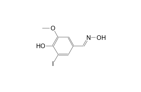 4-hydroxy-3-iodo-5-methoxybenzaldehyde oxime