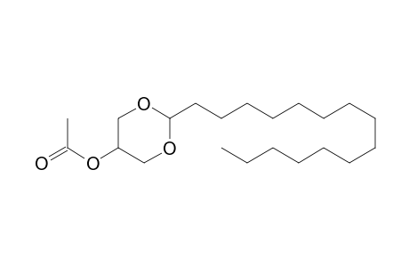 1,3-Dioxan-5-ol, 2-pentadecyl-, acetate, trans-