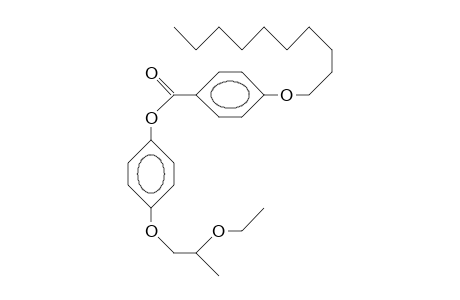 4'-(2(S)-Ethoxy-propoxy)-phenyl 4-decyloxy-benzoate