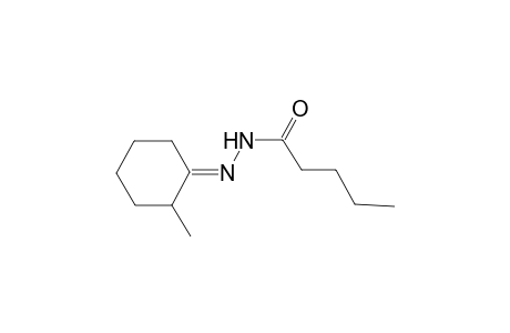 N'-[(1E)-2-methylcyclohexylidene]pentanohydrazide