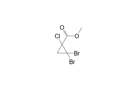 Methyl 2,2-dibromo-1-chlorocyclopropanecarboxylate