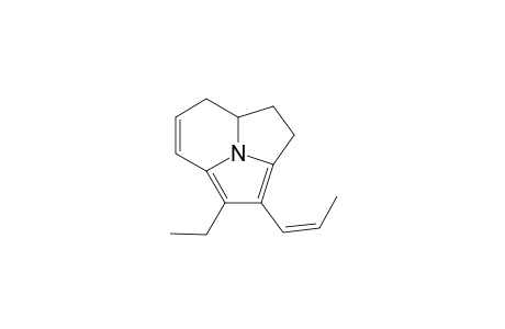 4-Ethyl-3(Z)-propenyltetrahydropyrrolo[2,1,5-cd]indolizine (myrmicarin 213)
