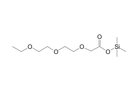 [2-(2-Ethoxyethoxy)ethoxy]acetic acid, tms derivative