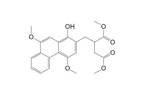 Methyl 3-Carbomethoxy-4-(1'-hydroxy-4',9'-dimethoxy-2'-phenanthryl)butanoate