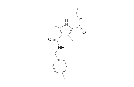 1H-pyrrole-2-carboxylic acid, 3,5-dimethyl-4-[[[(4-methylphenyl)methyl]amino]carbonyl]-, ethyl ester