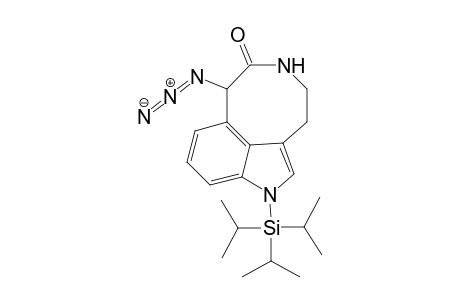 7-Azido-1,3,4,5,6,7,-hexahydro-6-oxo-1-(triisopropylsilyl)pyrrolo[4,3,2-fg][3]benzazocine