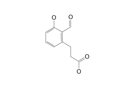 3-(2-Formyl-3-hydroxyphenyl)propionic acid