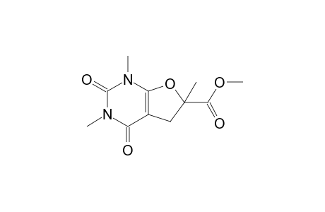 1,3,6-trimethyl-2,4-dioxo-5H-furo[2,3-d]pyrimidine-6-carboxylic acid methyl ester