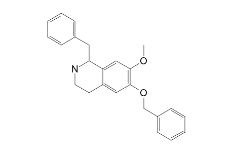 1-BENZYL-6-BENZYLOXY-7-METHOXY-1,2,3,4-TRIHYDRO-ISOQUINOLINE