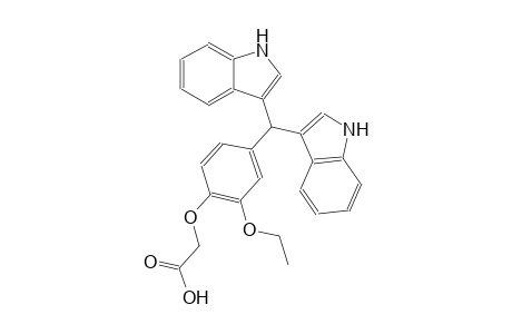 {4-[di(1H-indol-3-yl)methyl]-2-ethoxyphenoxy}acetic acid