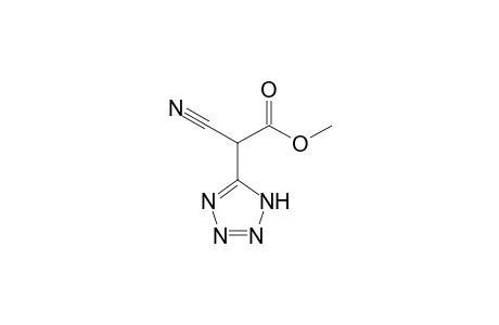 2-cyano-2-(2H-tetrazol-5-yl)acetic acid methyl ester