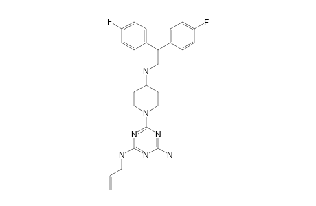 [1-[4-(allylamino)-6-amino-s-triazin-2-yl]-4-piperidyl]-[2,2-bis(4-fluorophenyl)ethyl]amine
