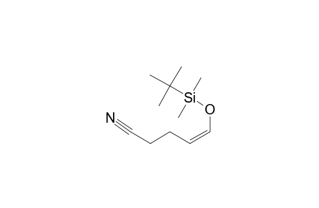 (Z)-5-(tert-butyl-dimethylsilyl)oxypent-4-enenitrile