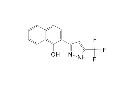 Naphthalen-1-ol, 2-(5-trifluoromethyl-1H-pyrazol-3-yl)-