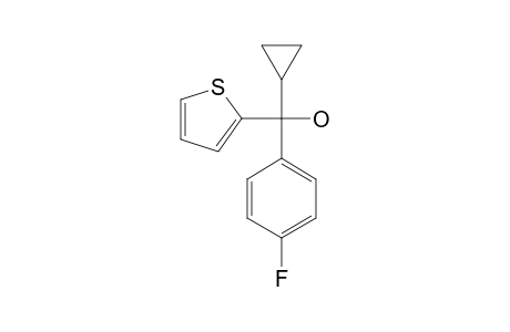 alpha-cyclopropyl-alpha-(p-fluorophenyl)-2-thiophenethanol