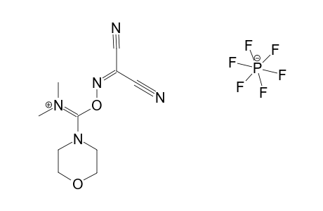 1-[1-(DICYANOMETHYLENEAMINOOXY)-DIMETHYLAMINOMORPHOLINOMETHYLENE]-METHANAMINIUM-HEXAFLUOROPHOSPHATE;HDMODC