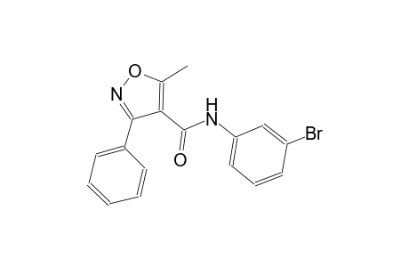 N-(3-bromophenyl)-5-methyl-3-phenyl-4-isoxazolecarboxamide