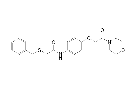 acetamide, N-[4-[2-(4-morpholinyl)-2-oxoethoxy]phenyl]-2-[(phenylmethyl)thio]-