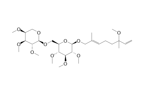 Itoside o, 7me derivative