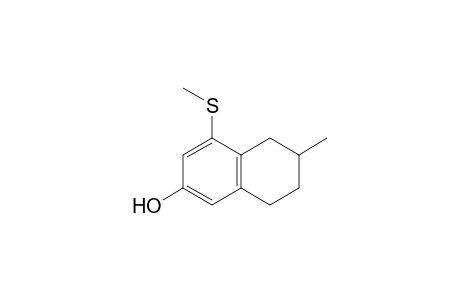 7-Hydroxy-3-methyl-5-(methylthio)-1,2,3,4-tetrahydronaphthalene