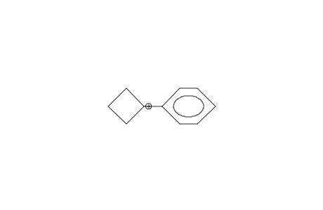 1-Phenyl-1-cyclobutylium cation