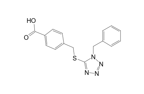 4-[(1-benzyltetrazol-5-yl)sulfanylmethyl]benzoic acid
