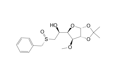 .alpha.-D-Glucofuranose, 6-deoxy-3-O-methyl-1,2-O-(1-methylethylidene)-6-[(phenylmethyl)sulfin yl]-, (S)-