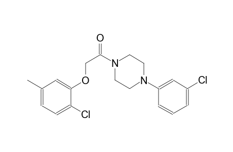 2-chloro-5-methylphenyl 2-[4-(3-chlorophenyl)-1-piperazinyl]-2-oxoethyl ether