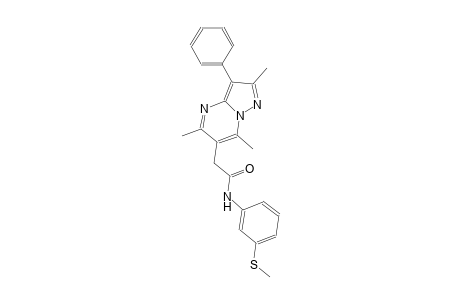 pyrazolo[1,5-a]pyrimidine-6-acetamide, 2,5,7-trimethyl-N-[3-(methylthio)phenyl]-3-phenyl-