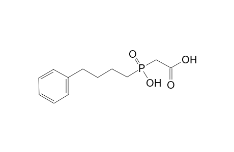 [hydroxy(4-phenylbutyl)phosphinyl]acetic acid
