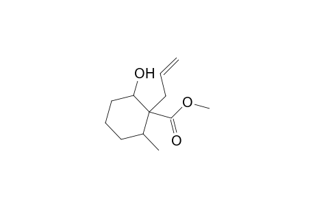 Cyclohexanecarboxylic acid, 2-hydroxy-6-methyl-1-(2-propenyl)-, methyl ester, [1S-(1.alpha.,2.beta.,6.alpha.)]-