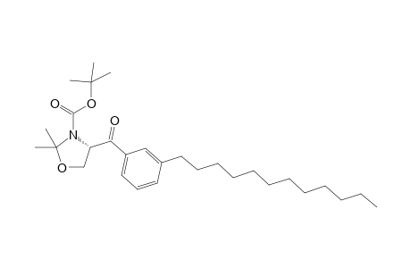 tert-Butyl (4S)-4-(3-Dodecylbenzoyl)-2,2-dimethyl-3-oxazolinecarboxylate