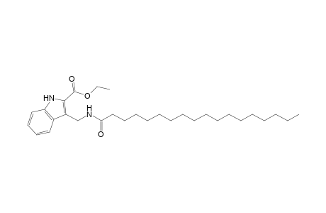 Ethyl 3-[(octadecanoylamino)methyl]indole-2-carboxylate