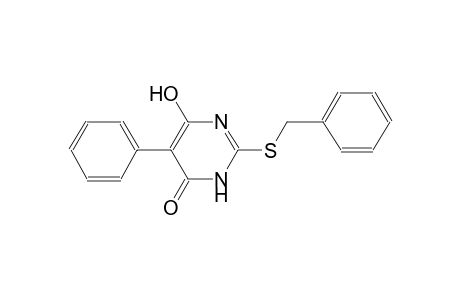 4(3H)-pyrimidinone, 6-hydroxy-5-phenyl-2-[(phenylmethyl)thio]-