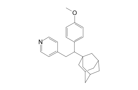 1-(Adamant-1-yl)-1-(4-methoxyphenyl)-2-(pyrid-4-yl)-ethane