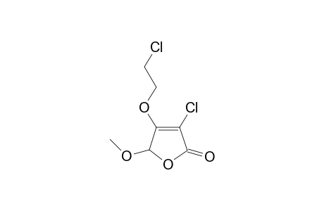 3-Chloro-4-(2-chloroethoxy)-5-methoxyfuran-2(5H)-one