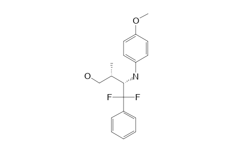 (2S,3S)-3-(4-METHOXYPHENYLAMINO)-4,4-DIFLUORO-2-METHYL-4-PHENYLBUTAN-1-OL